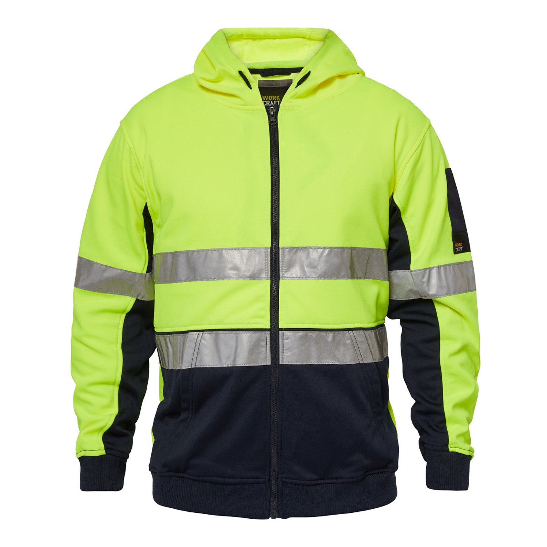 WT8011 Two Tone Hi Vis Hoodie W Tape